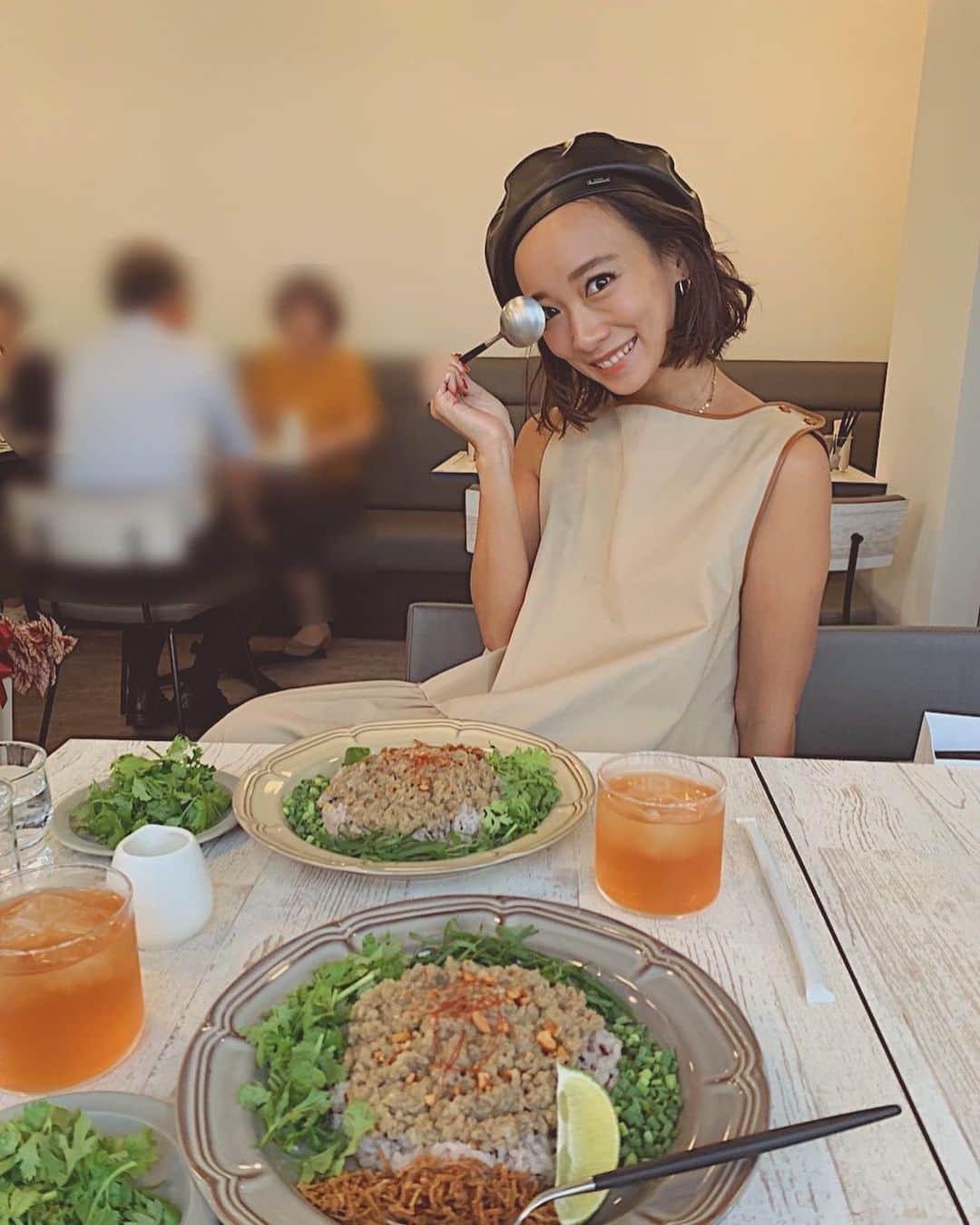 村上沙織さんのインスタグラム写真 - (村上沙織Instagram)「行きたかったお店でLUNCH🥄🍛 プリンが食べたくて行ったお店だけどカレーがめっちゃ美味しかったー♥️♥️♥️ あー幸せな時間だった🤫♥️ #lunch#神戸カフェ」9月5日 15時39分 - rosysaorimonster