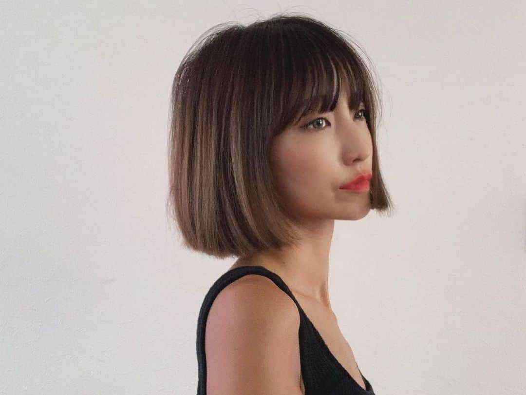 森摩耶さんのインスタグラム写真 森摩耶instagram Shima Harajuku にて 透け感のあるブラウン だけど 落ち着いた印象のカラーに 毎度の事ながら期待以上の仕上がりは Kannou だから成せる技 9月5日 15時48分 Maya Mori