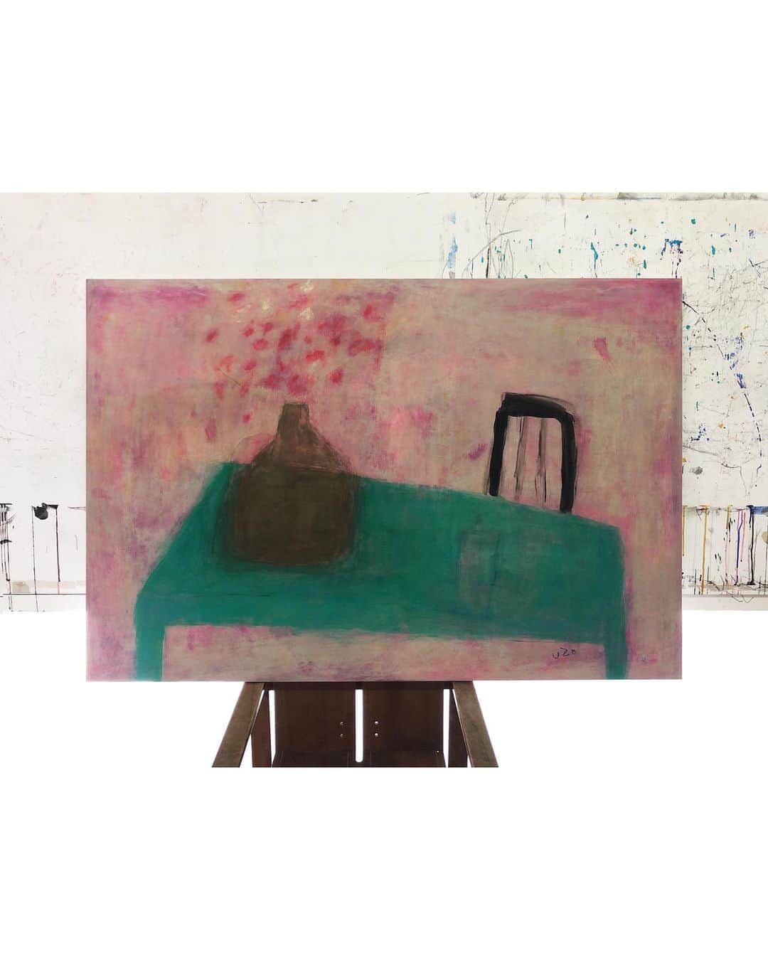 Uzo Hiramatsuさんのインスタグラム写真 - (Uzo HiramatsuInstagram)「work  mixed media on board  1,470㎜×995㎜ #fukuoka  #エンクレスト -天神EAST  #artwork #contemporaryart#abstraction #painting #drawing」9月5日 16時30分 - uzo_hiramatsu
