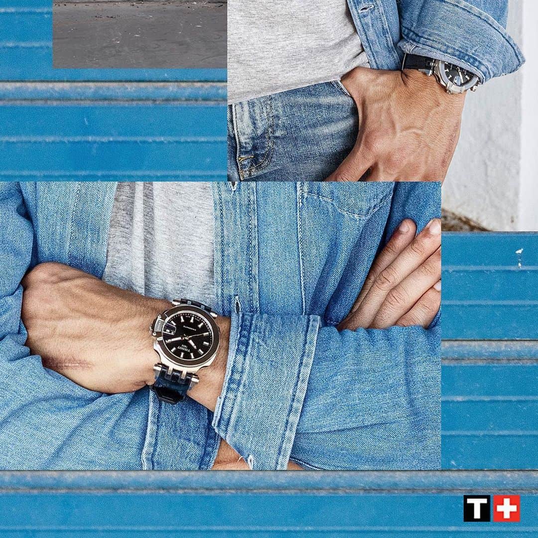 ティソさんのインスタグラム写真 - (ティソInstagram)「Blue jeans and the Tissot T-Race Swissmatic, life is good. #Tissot #Swissmatic #Blue」9月5日 17時08分 - tissot_official