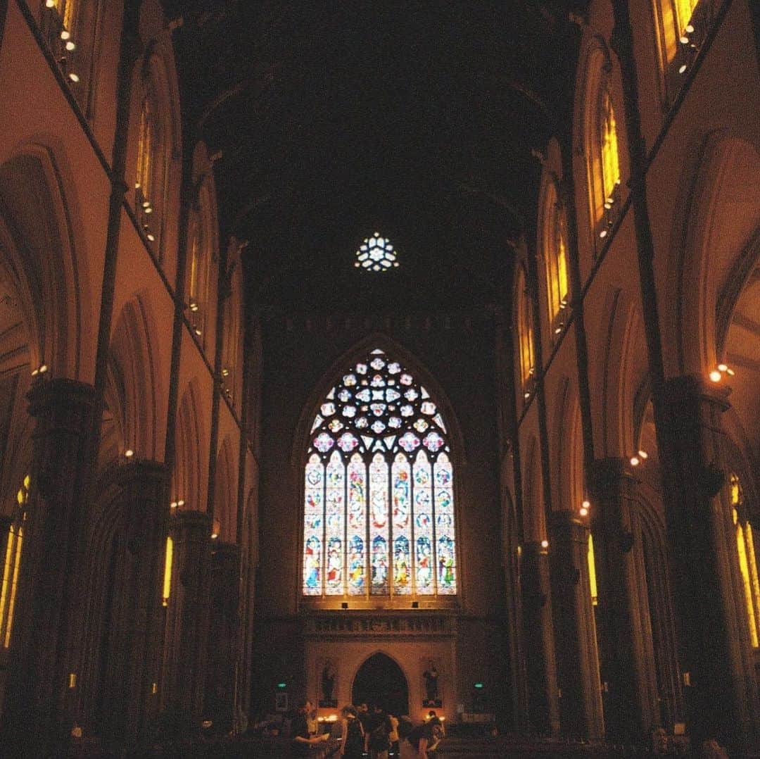 fuka_09さんのインスタグラム写真 - (fuka_09Instagram)「﻿ ﻿ フィルムカメラで撮影した﻿ セントパトリック大聖堂﻿ ﻿ オーストラリア #メルボルン にある﻿ この大聖堂、行って良かった場所のひとつ﻿ ﻿ ﻿ St Patrick's Cathedral」9月5日 18時53分 - fuka_09