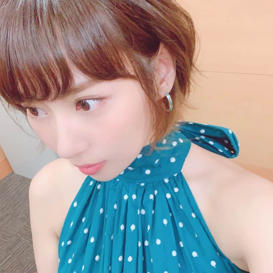 増田有華さんのインスタグラム写真 - (増田有華Instagram)「＊ ・ ・ ピアスは私物 たまたま色味が合ったので💓 アクセサリーは衣裳と合えば自分の物をつけることも多いです✨ ・ ・ #ronherman @ronhermanstore #pierce #turquoise #silver #accessory #japan #japanesegirl」9月5日 19時53分 - masuyuka_official