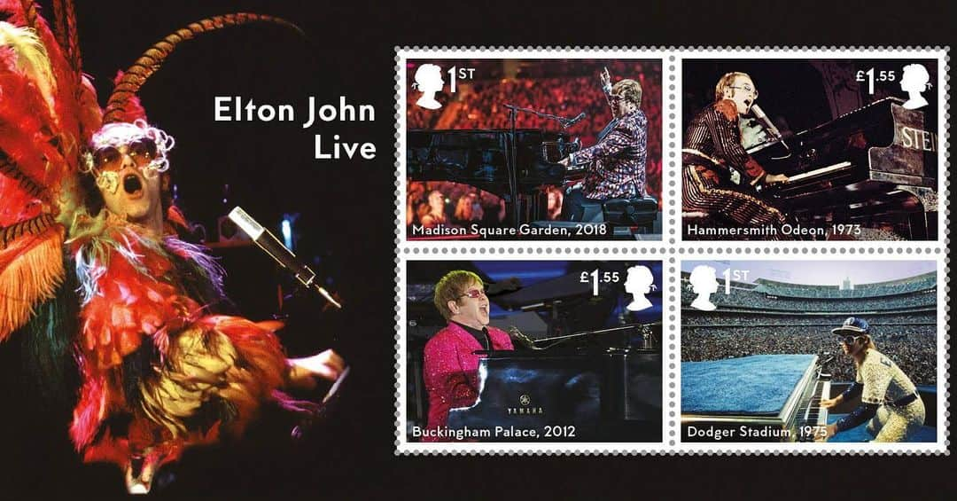 エルトン・ジョンさんのインスタグラム写真 - (エルトン・ジョンInstagram)「These new @royalmailofficial #stamps bring back so many memories from so many amazing shows. Explore the full collection at ➡️ bit.ly/ELTONRoyalMail」9月5日 19時54分 - eltonjohn