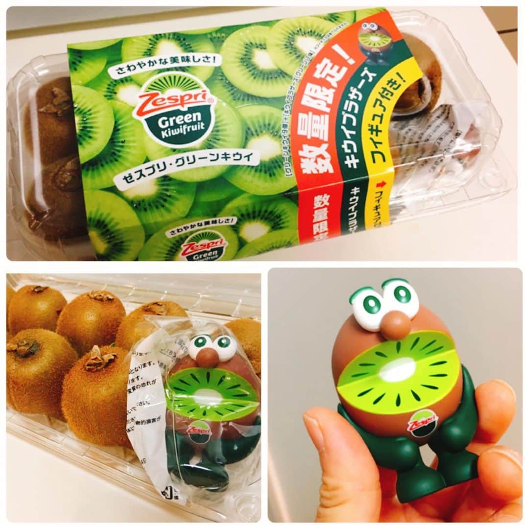 佐藤智美のインスタグラム：「キウイブラザーズのグリーンをゲット🥝✨✨ 気分…アゲリシャス〜〜〜⬆️⬆️⬆️ #ゼスプリ  #キウイブラザーズ  #グリーン  #アゲリシャス」
