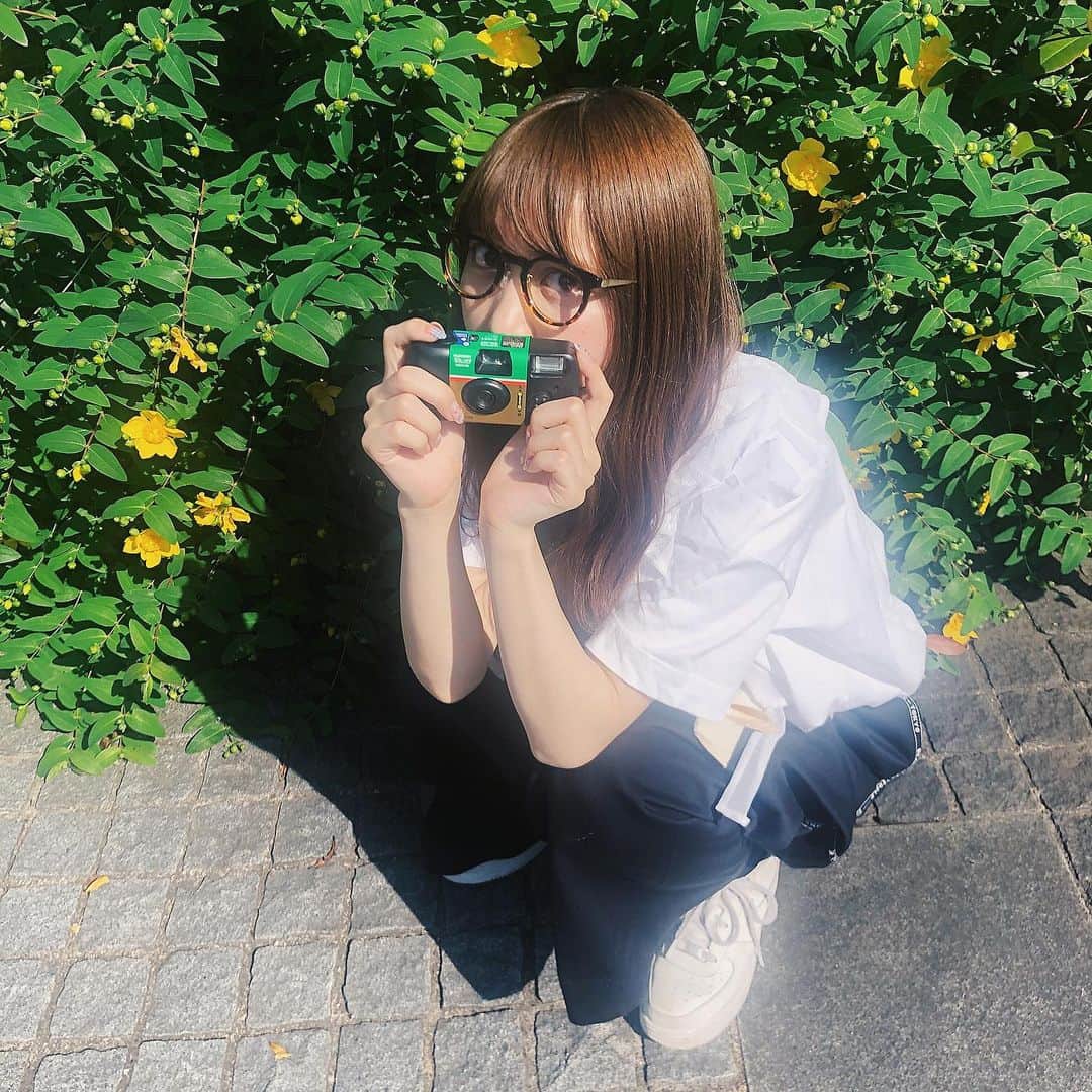 木村ミサのインスタグラム：「いつかのミサちゃん📷  #camera #photo #vsco #写ルンです #ふわっとしてるのはレンズが汚れてたのきっと」