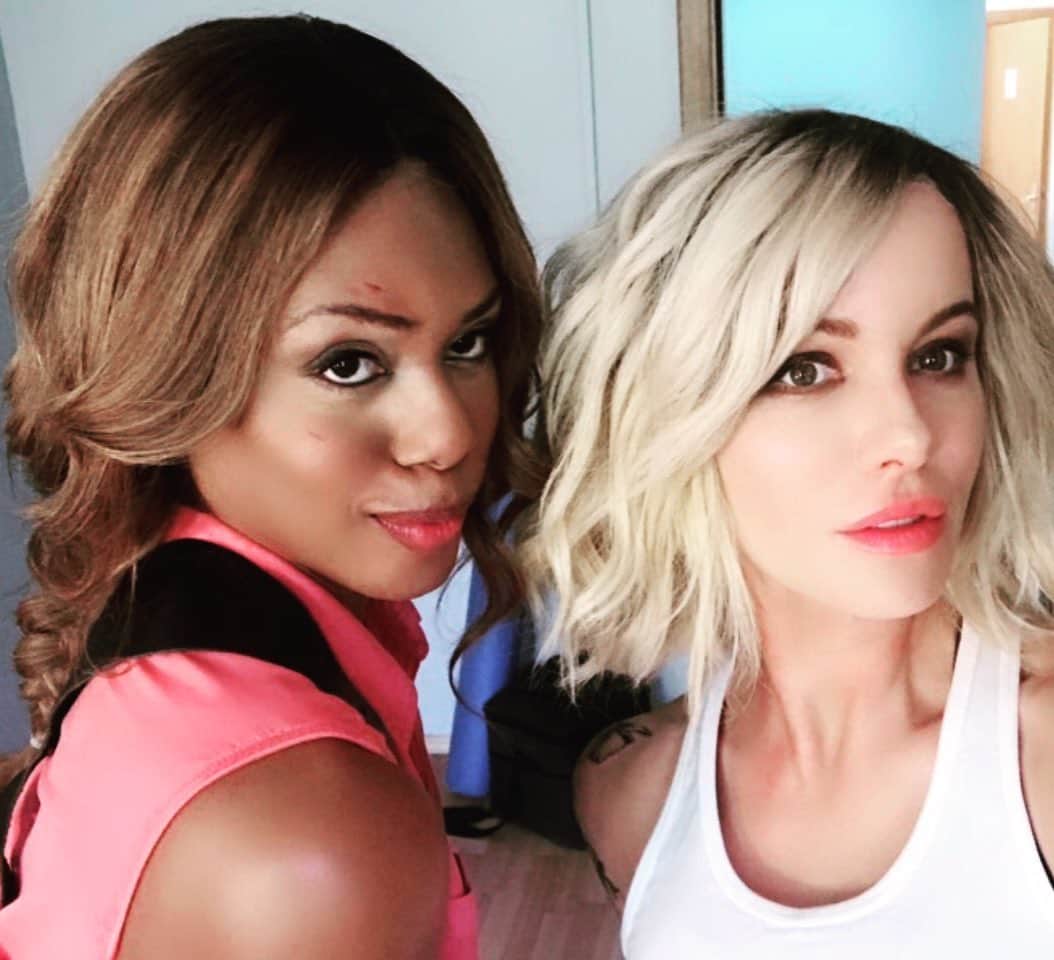 ケイト・ベッキンセイルさんのインスタグラム写真 - (ケイト・ベッキンセイルInstagram)「Lovely @lavernecox @joltthemovie what a pleasure ❤️」9月6日 6時26分 - katebeckinsale