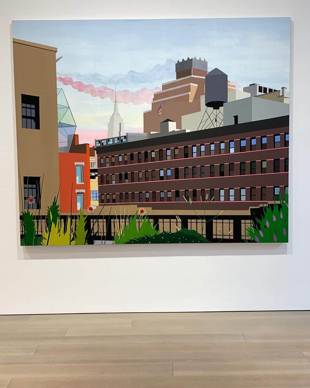 松山智一のインスタグラム：「Brilliant show !! @alfredstudio you killed it. must go see @miles.mcenery.gallery」