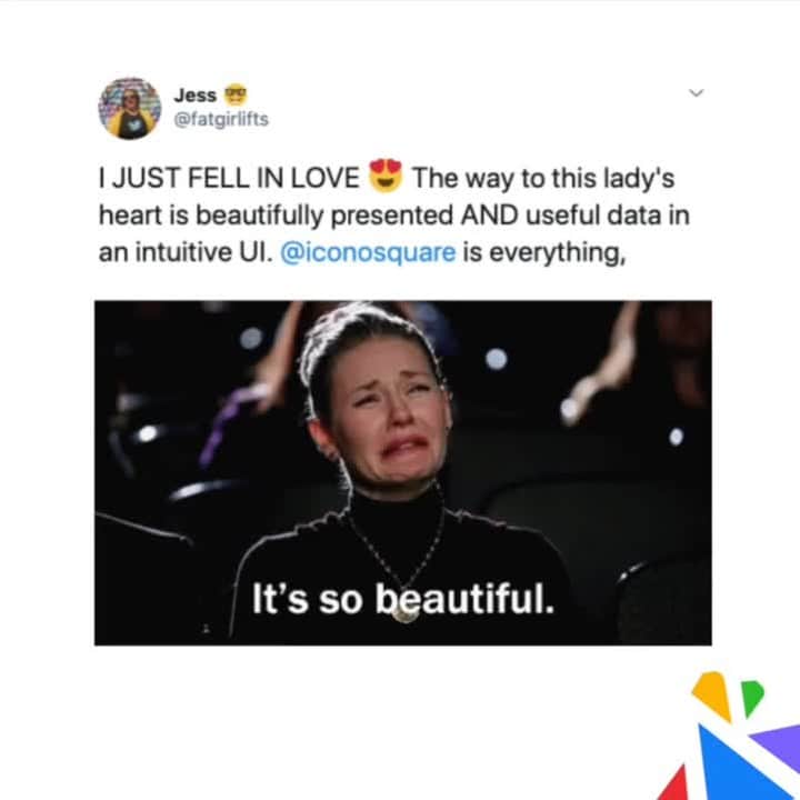 のインスタグラム：「How could we ever be sad with customers like this!? 🥰 Start a 14-day FREE trial today, and see for yourself why marketers love Iconosquare: icnsq.re/GetIconosquare-IG [link in bio]」