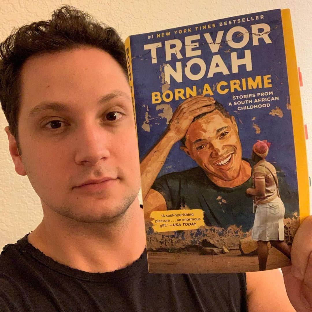 マット・マクゴリーさんのインスタグラム写真 - (マット・マクゴリーInstagram)「"Born A Crime: Stories From A South African Childhood" by Trevor Noah @trevornoah # Throughly enjoyed Noah's book!  He does a wonderful job bringing the funny along with the deep life lessons, bringing it all together in a way that is accessible, inviting, and that makes the reader want to stay invested! I definitely learned a bit about South Africa and the Apartheid.  Even in his standup comedy, I really admire his ability to weave together funny, personal stories with larger themes such as racism, colonialism, and sexism.  # Naming it out loud to the universe...I look forward to the opportunity of collaborating with Noah one day. Even if that just means being on The Daily Show to start. 😊 # My Booklist: bit.ly/mcgreads (link in bio) #McGReads」9月6日 1時15分 - mattmcgorry