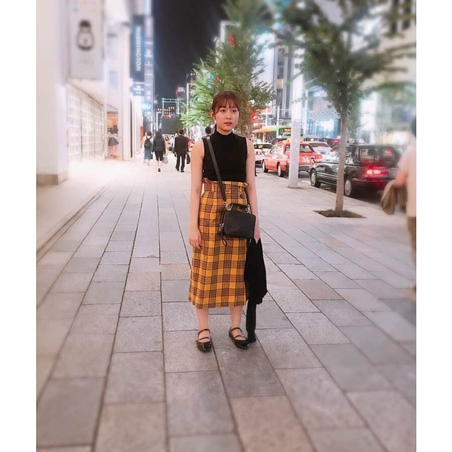 多田愛佳さんのインスタグラム写真 - (多田愛佳Instagram)「今夜の出来事。銀座にて。 . . dress @snidel_official  shoes @u_dresser  bag @marcjacobs . . #らぶたん私服  #ootd #전신샷  #仁王立ち」9月6日 1時30分 - lovetannnnnn