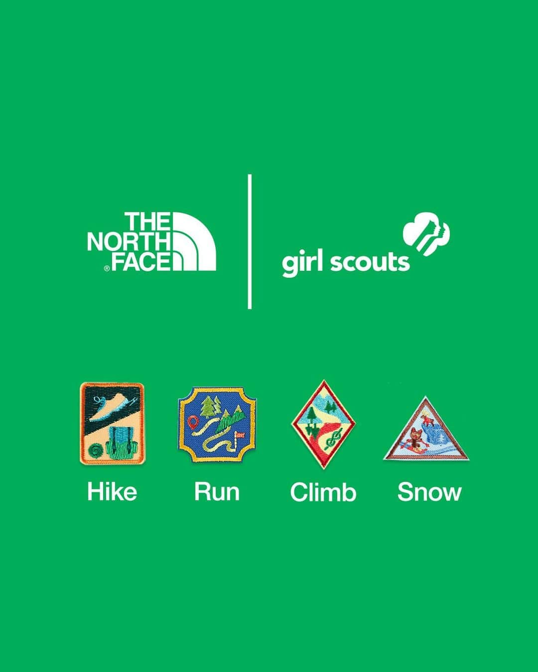 ザ・ノースフェイスさんのインスタグラム写真 - (ザ・ノースフェイスInstagram)「We’ve teamed up with @GirlScouts to educate and inspire young women through the development of their Outdoor High-Adventure badge program. 12 new badges, a lifetime of exploration. Learn more, link in bio. #shemovesmountains #gsoutdoors」9月6日 3時55分 - thenorthface