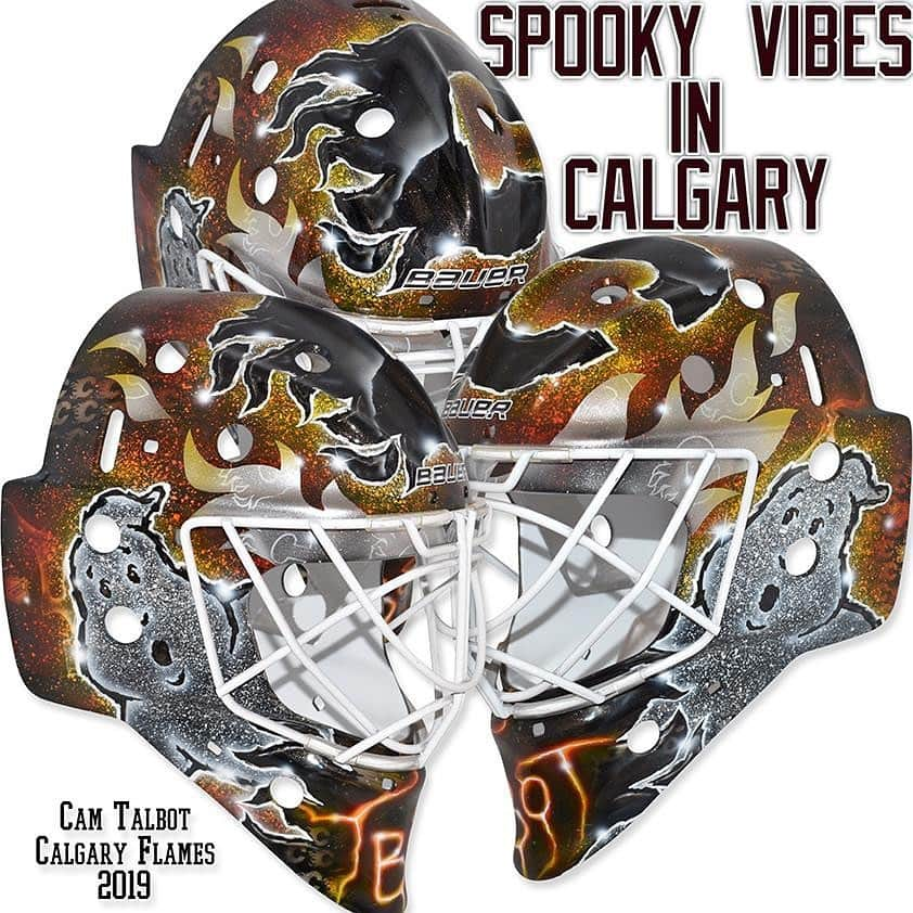 NHLさんのインスタグラム写真 - (NHLInstagram)「Who you gonna call? Cam Talbot! 👻 (🎨 @daveart)」9月6日 4時22分 - nhl