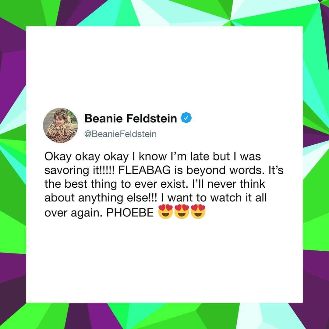のインスタグラム：「Okay @BeanieFeldstein, our place or yours for the next watch party? We'll bring snacks.」