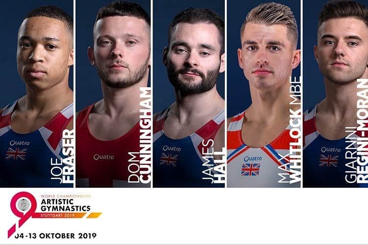 マックス・ウィットロックのインスタグラム：「‪Very pleased to announced I’ve been selected to represent @teamgb at this years World Championships. Congratulations to all the team 🇬🇧👍‬ @britishgymnasticsofficial」