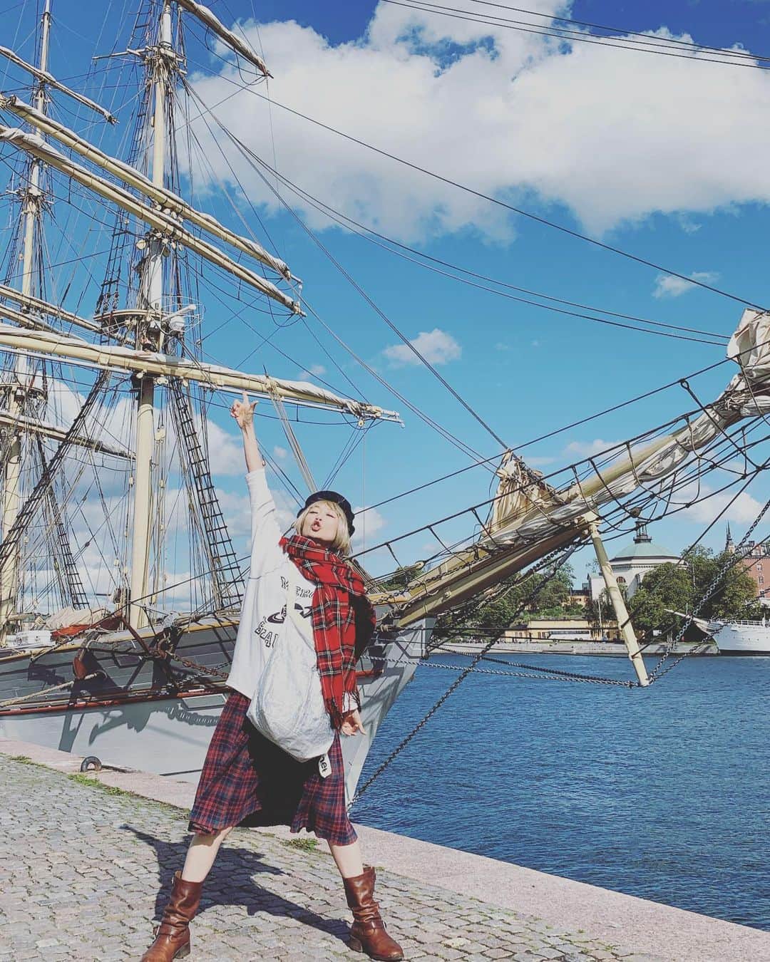 広崎うらんのインスタグラム：「I’m in Stockholm now ❗️🇸🇪」