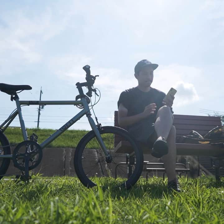のりごとーのインスタグラム：「スポーティーなミニベロ tern crest購入しました♪ 軽快で楽しい🚴‍♀️ #ミニベロ #tern #terncrest  #動画 #動画編集 #youtube」