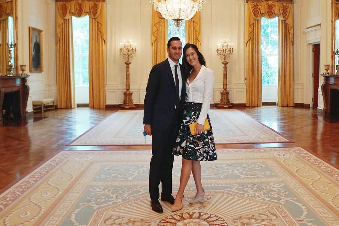 ミシェル・ウィーさんのインスタグラム写真 - (ミシェル・ウィーInstagram)「What a day...such an honor to see my father in law receive the Presidential Medal of Freedom today. Congrats Jerry and @buawest and thank you for including us in the festivities today ♥️♥️♥️」9月6日 9時28分 - michellewiewest