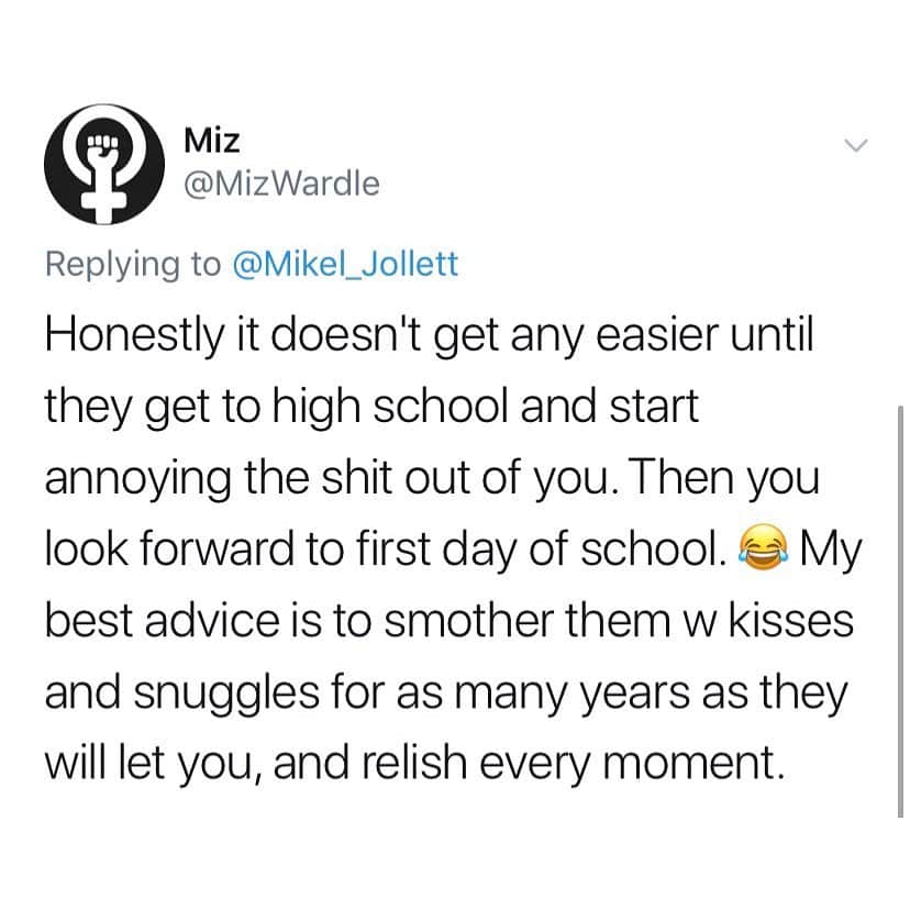 Average Parent Problemsさんのインスタグラム写真 - (Average Parent ProblemsInstagram)「Last night, I read this thread on Twitter that brought me to tears, so now I need you all to cry with me. It was started by Mikel Jollet who was feeling weepy about sending his first kid to preschool. (I have been there.) And then the responses were mainly from parents who have adult children or just sent their kids away to college. Swipe left 😭😭😭 As someone in the middle, who can still see the beginning, but is also starting to understand just how quickly I will get to the end, these quotes hit me hard. Parenting is learning how to embrace each new phase while mourning the loss of the last. Joy and sadness simultaneously. I wouldn’t do anything differently, but man, you really don’t understand what you are signing up for until you are in it. // I posted this originally on @mommyshortssquad, but it struck such a chord, I had to post here too ❤️」9月6日 10時46分 - averageparentproblems