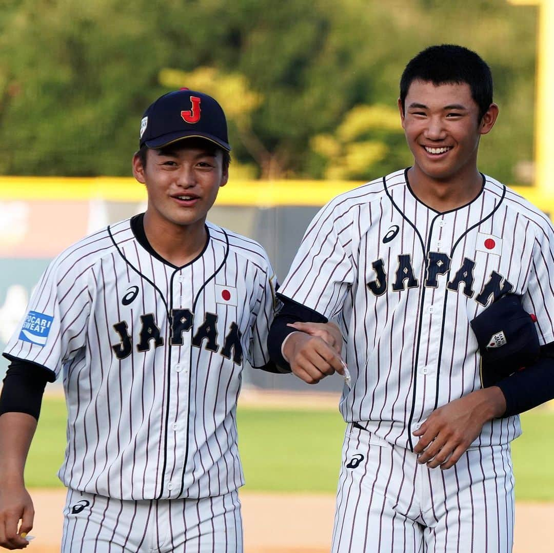 侍ジャパンさんのインスタグラム写真 - (侍ジャパンInstagram)「⠀ 第29回 WBSC U-18ベースボールワールドカップ スーパーラウンド 第1戦 日本 5 - 1 カナダ  先発・奥川恭伸が7回18奪三振と圧巻の投球‼️ スーパーラウンド初戦を白星スタート🤗✨ ⠀ #侍ジャパン #U18代表 #ワールドカップ #U18WorldCup #奥川恭伸 #星稜 #山瀬慎之助 #星稜 #水上桂 #明石商 #石川昂弥 #東邦 #飯塚脩人 #習志野」9月6日 11時01分 - samuraijapan_official