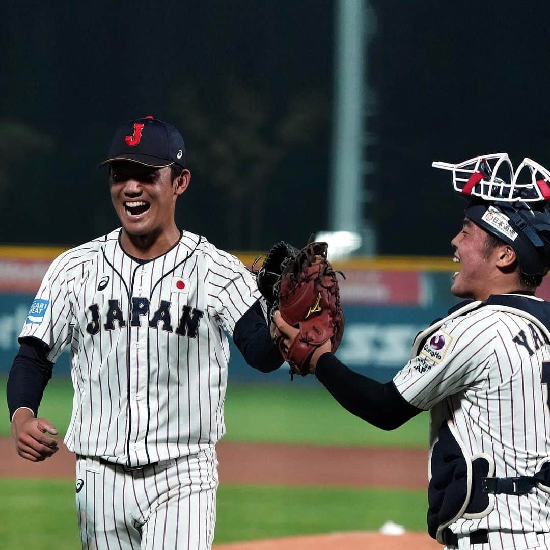 侍ジャパンさんのインスタグラム写真 - (侍ジャパンInstagram)「⠀ 第29回 WBSC U-18ベースボールワールドカップ スーパーラウンド 第1戦 日本 5 - 1 カナダ  先発・奥川恭伸が7回18奪三振と圧巻の投球‼️ スーパーラウンド初戦を白星スタート🤗✨ ⠀ #侍ジャパン #U18代表 #ワールドカップ #U18WorldCup #奥川恭伸 #星稜 #山瀬慎之助 #星稜 #水上桂 #明石商 #石川昂弥 #東邦 #飯塚脩人 #習志野」9月6日 11時01分 - samuraijapan_official