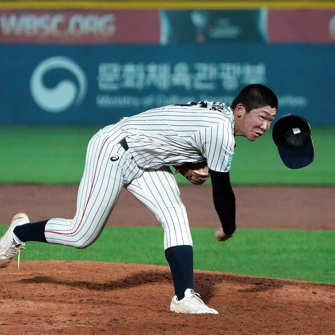 侍ジャパンさんのインスタグラム写真 - (侍ジャパンInstagram)「⠀ 第29回 WBSC U-18ベースボールワールドカップ スーパーラウンド 第1戦 日本 5 - 1 カナダ  先発・奥川恭伸が7回18奪三振と圧巻の投球‼️ スーパーラウンド初戦を白星スタート🤗✨ ⠀ #侍ジャパン #U18代表 #ワールドカップ #U18WorldCup #奥川恭伸 #星稜 #山瀬慎之助 #星稜 #水上桂 #明石商 #石川昂弥 #東邦 #飯塚脩人 #習志野」9月6日 11時01分 - samuraijapan_official