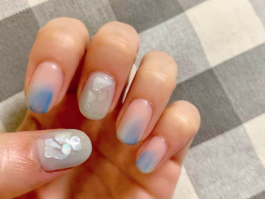 小此木まりさんのインスタグラム写真 - (小此木まりInstagram)「💅 sign仕様のNEW NAIL。 さわやかー♡ cocotte harajukuさま いつも本当にありがとうございます！！ #NEWNAIL #ネイル #cocotteharajuku #sign 仕様 #さわやか」9月6日 11時07分 - mariokonogi