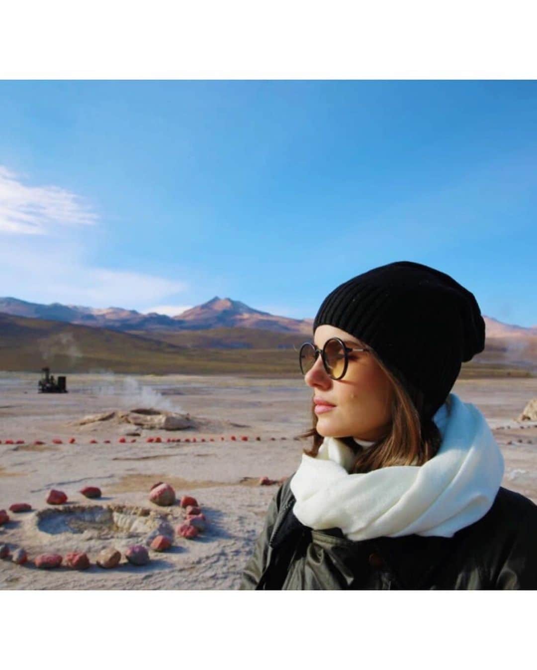 Camila Queirozさんのインスタグラム写真 - (Camila QueirozInstagram)「⛄️ passando frio no deserto, digo, no Gêiser. . . #behappyviagens  #visitchile」9月6日 12時19分 - camilaqueiroz
