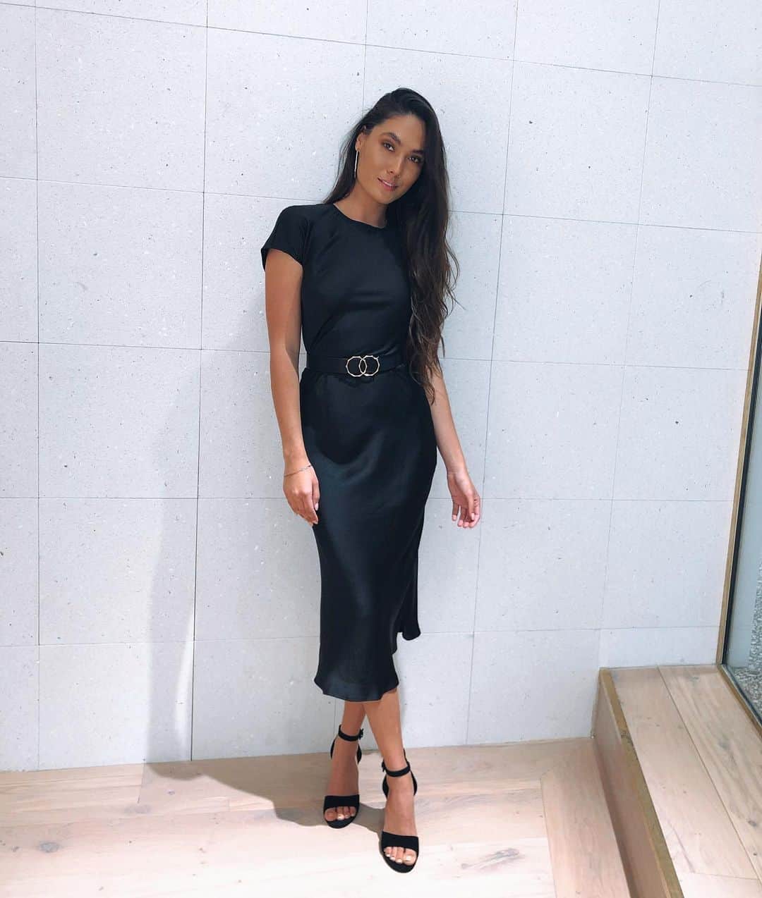 KOOKAI さんのインスタグラム写真 - (KOOKAI Instagram)「New for you ✨ The Como Midi Dress has just landed, styled with the Bamboo Belt and Hamilton Heels. Tap to shop •• #kookai」9月6日 12時23分 - kookai_australia