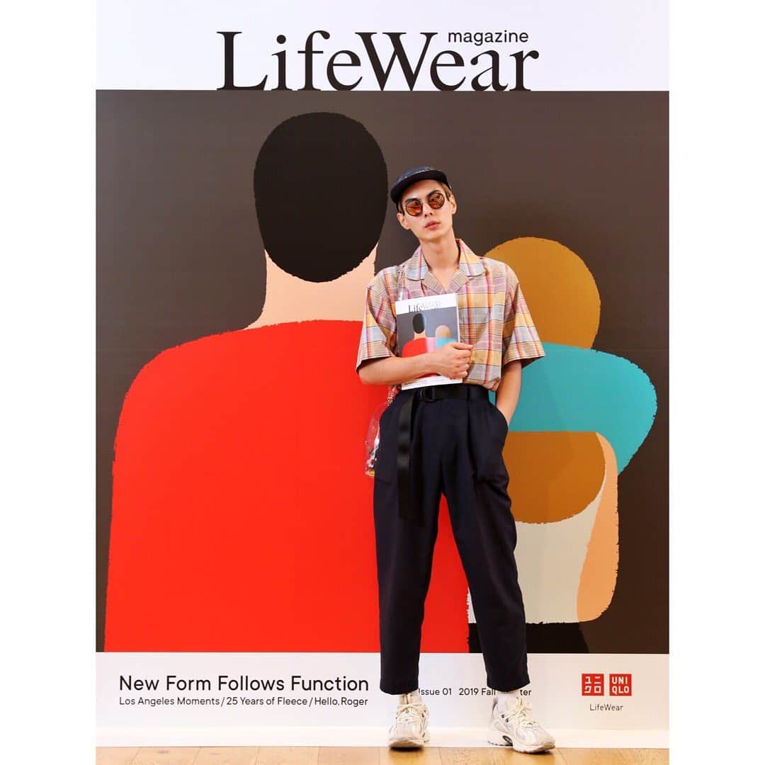のインスタグラム：「At UNIQLO GINZA . 9/6から9/8まで ユニクロ銀座店12階で 素敵な面々のトークショーあるよ  Life Wear Magazineと合わせて是非に❤️ . . . #lifewearmagazine #uniqlo #ginza #ootd #happytime」