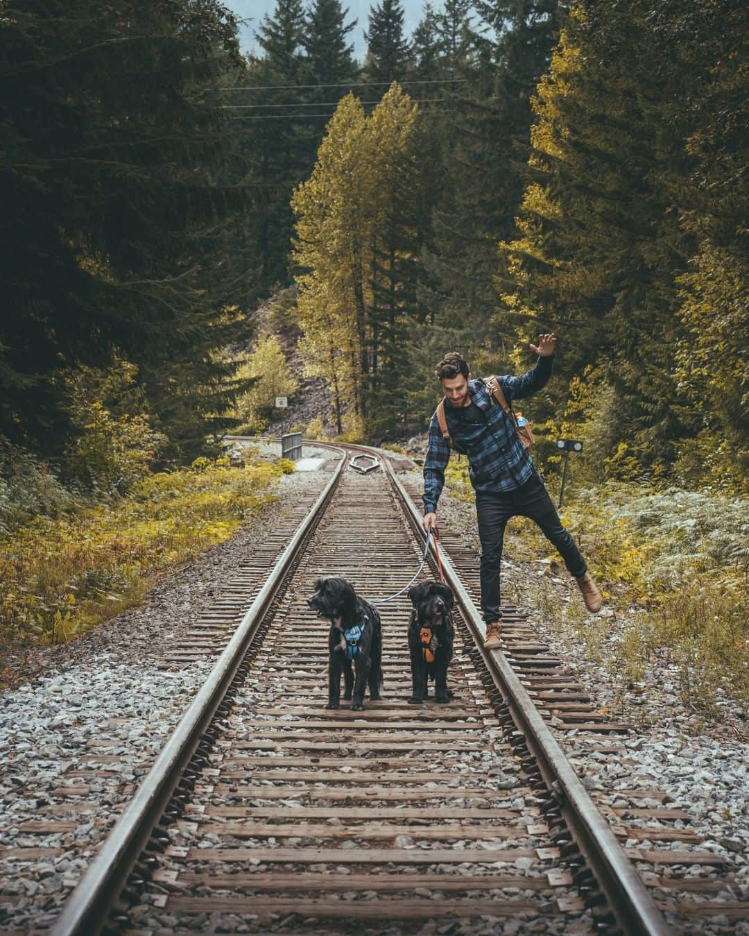 エディー・バウアーさんのインスタグラム写真 - (エディー・バウアーInstagram)「GIVEAWAY! All aboard for fall flannel season! @JordanKahana here with Zeus and Sedona and we are excited to be giving away flannel to kick off Eddie Bauer’s 2nd Annual #FlannelFriday. This week 20 lucky winners will get a flannel for themselves and a friend. Perfect for early morning hikes, late night food runs, and riding the rails with your dogs 😉 ⁣⁣ To enter: ⁣⁣ - Follow @EddieBauer ⁣⁣ - Tag a friend & tell them to follow too (if you're both following us we'll send you BOTH a flannel!)⁣⁣ ⁣ (Contest is open for 48 hours after this posting. Open to US & Canada!) #CommonThread」9月6日 13時00分 - eddiebauer