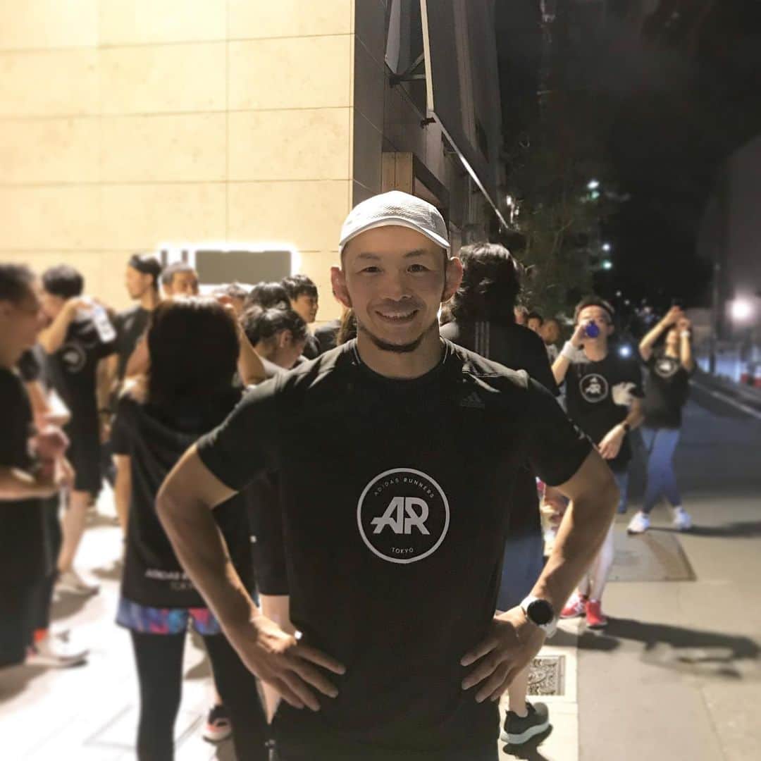 宇野薫のインスタグラム：「@adidasrunners × @unitedarrows_official  running session に初参加  デッツさん( @d_mat1024 ) 今回もありがとうございました！！ #adidasrunners #adidasrunnerstokyo #adidasjapan #アディダス #ユナイテッドアローズ  #宇野薫 #同級生 #YMCA専門学校同級生 #uammaclub」