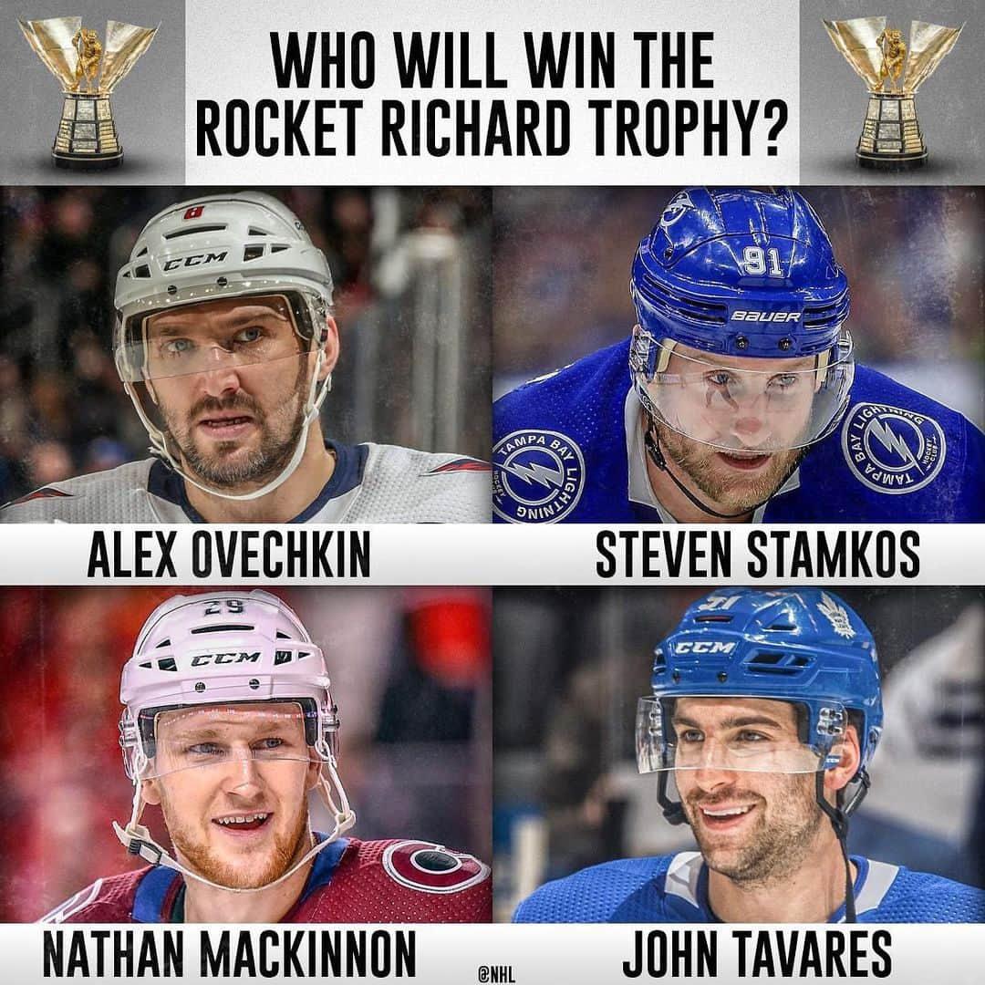 NHLさんのインスタグラム写真 - (NHLInstagram)「Alex Ovechkin has won 6️⃣ of the last 7️⃣, but who's taking home the hardware this season? 🤔」9月7日 1時08分 - nhl