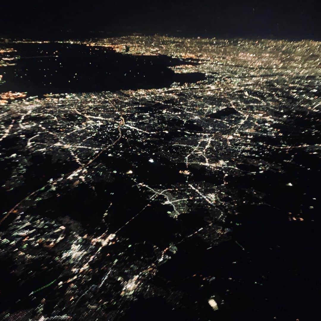 片山正通さんのインスタグラム写真 - (片山正通Instagram)「東京の夜景。@ 飛行機機中 Tokyo night view. @ view from airplane」9月7日 1時03分 - masamichi_katayama