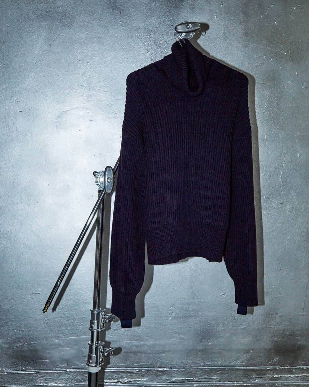 のインスタグラム：「The Helmut Lang Roll-Neck Ribbed Knit Sweater now available in-store and online @thelncc @helmutlang #helmutlang」