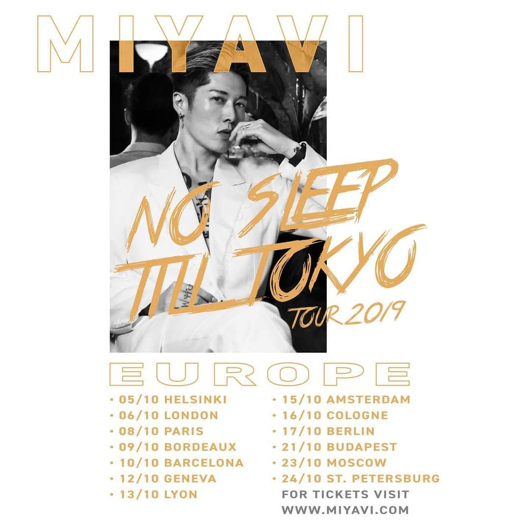 MIYAVI（石原貴雅）さんのインスタグラム写真 - (MIYAVI（石原貴雅）Instagram)「Who needs tickets? Tag a friend in the comments to win tickets and we might put you on our guest list 🙌」9月7日 2時08分 - miyavi_staff