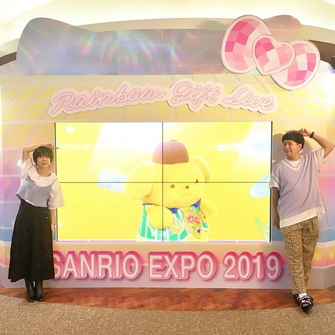 光永さんのインスタグラム写真 - (光永Instagram)「ひなきょん&スタッフで、#サンリオExpo にお邪魔してきました！ 子供の頃からサンリオで育って、家族も大好きなサンリオ様様🥺💗💗💗 どこまでも可愛くてたまりませんでした！！ . サンリオピューロランドでいつかイベントする日を夢見て頑張ります✨✨ . . #サンリオ #サンリオピューロランド #サンリオexpo2019 #サンリオ好き  #ひなきょん #ひなきょんわんぱくラジオ」9月6日 17時13分 - hinata_official__