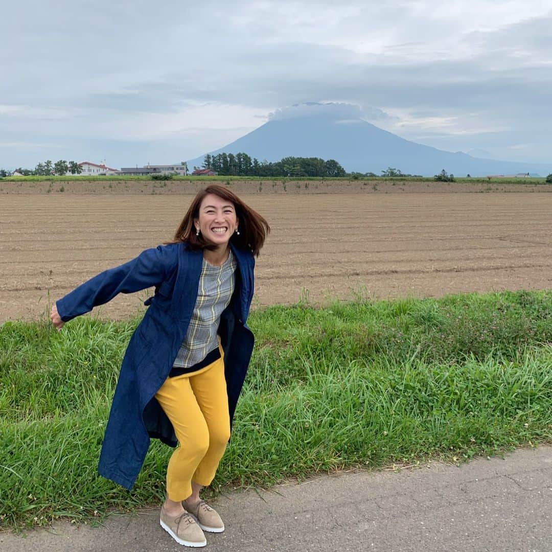 杉山愛さんのインスタグラム写真 - (杉山愛Instagram)「楽しい旅ロケ in 北海道🥔 詳細はまた後日アップしますね〜✨」9月6日 17時59分 - aisugiyamaofficial