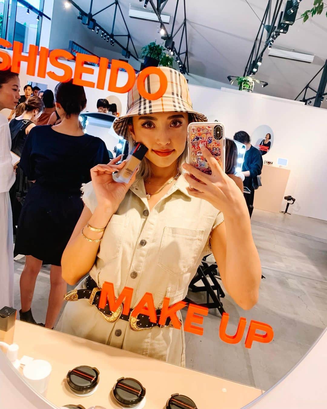 植野有砂さんのインスタグラム写真 - (植野有砂Instagram)「Shiseido #testshiseido popup 09.07-08 ❤️表参道SO CAL LINKにて明日、明後日資生堂の新しいファンデーション #シンクロスキン のpopupがやってるよ💕一足お先にお邪魔しました！やばいと聞いてたファンデ、早速タッチアップで使っていただいて、軽いつけ心地なのにしっかりカバーもしてくれて素晴らしい👏🏻👏🏻私は暗めの340番にしました☺️💓早速使う！お近くの方はpopup遊びに行ってみてね！ #このファンデーションにあなたは何点つけますか #shiseidoginzatokyo」9月6日 18時20分 - alisaueno