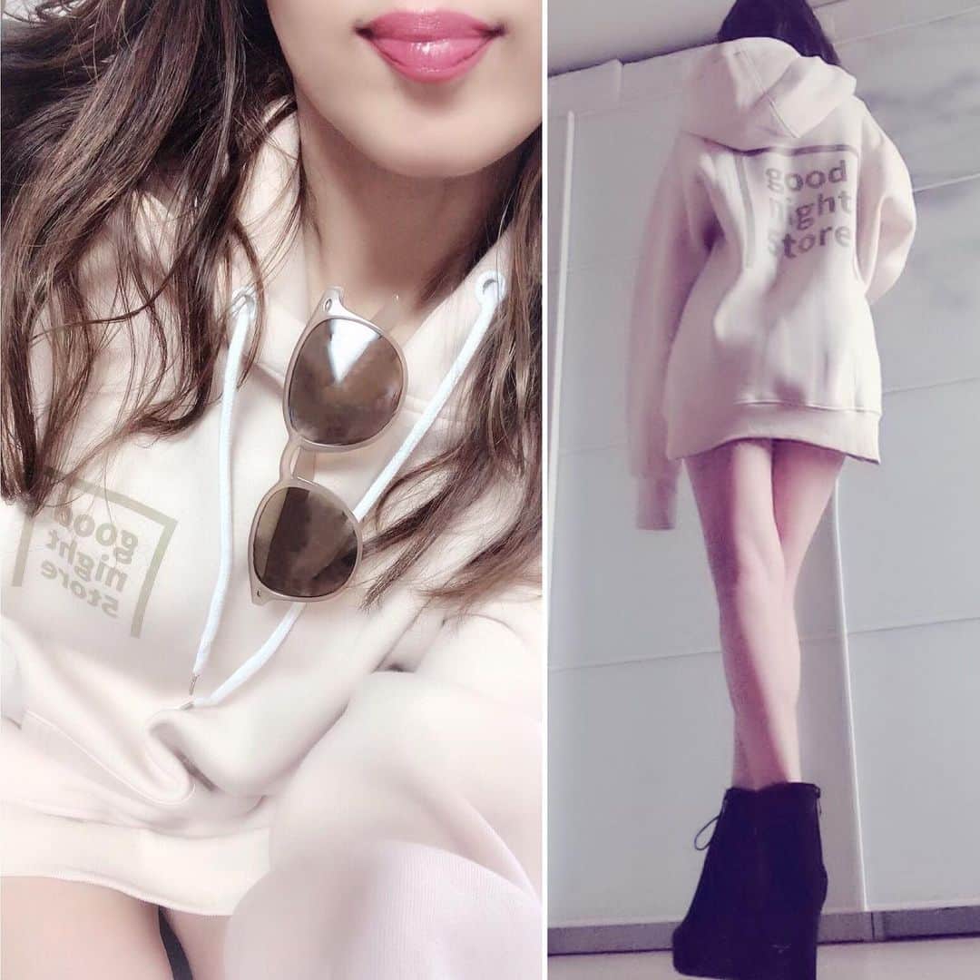 Pe Momo 293さんのインスタグラム写真 Pe Momo 293instagram ハロ お疲れ様 3枚picあるよ 今日もまた３５度もあったんだって暑かった そんな暑い今日のposは笑 先取り 秋パーカーコーデ 早くこんなコーデ着れるくらい