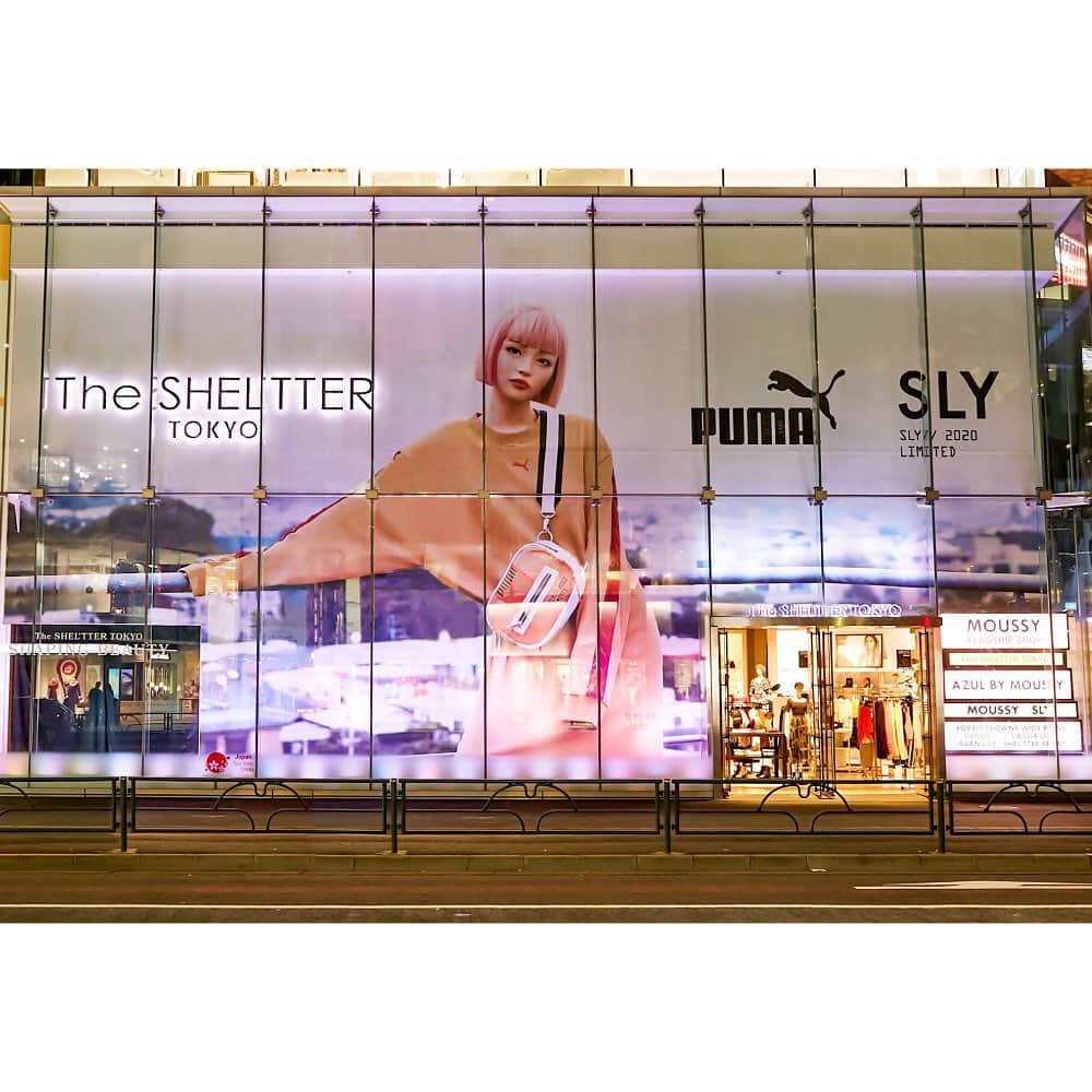 SHEL’TTERさんのインスタグラム写真 - (SHEL’TTERInstagram)「PUMA x SLY MODEL / imma ( @imma.gram ) ㅤㅤㅤㅤㅤㅤㅤㅤㅤㅤㅤㅤㅤ #PUMAxSLY appears on huge billboard at The SHEL'TTER TOKYO ㅤㅤㅤㅤㅤㅤㅤㅤㅤㅤㅤㅤㅤ You must check it...!」9月6日 18時58分 - sheltter_official