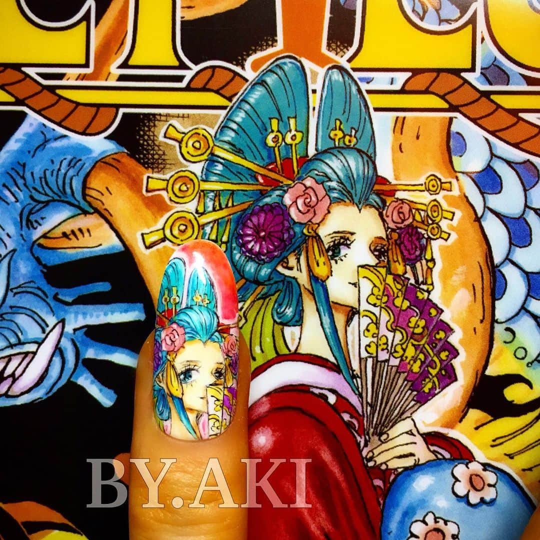 上野明子さんのインスタグラム写真 上野明子instagram One Piece ワノ国一の遊女 花魁 小紫 貧乏人は 嫌いでありんす カラーになって見た時 髪の色に驚いた Anime Channel By Aki アニメ好き様へ ワンピース ワンピース