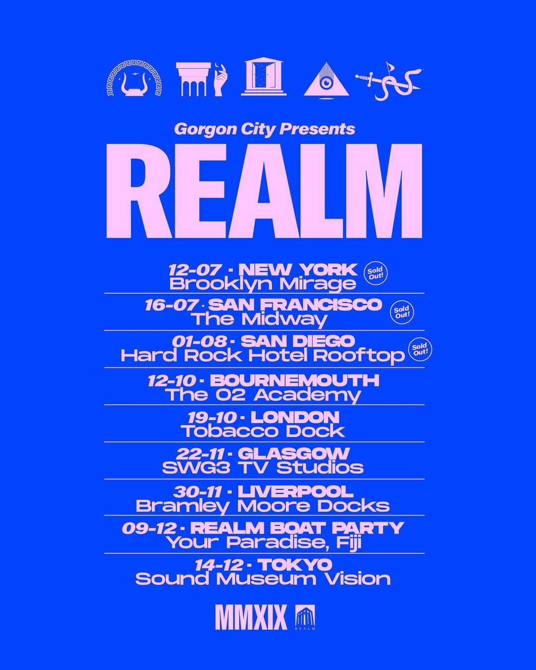 Gorgon Cityさんのインスタグラム写真 - (Gorgon CityInstagram)「REALM Parties coming to a city near you! @realmrecords (links in stories) 🏛💥」9月6日 21時24分 - gorgoncity