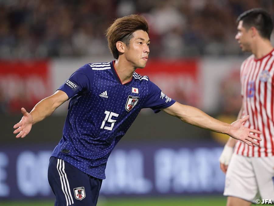 日本サッカー協会さんのインスタグラム写真 - (日本サッカー協会Instagram)「📸Match Photos③ 23分に訪れた先制点の歓喜！ ・ キリンチャレンジカップ2019 #SAMURAIBLUE 🇯🇵2-0🇵🇾パラグアイ ⚽23' #大迫勇也 ⚽30' #南野拓実 ・ 📅2019.9.5(木)19:20 📍茨城県立カシマサッカースタジアム ・ #daihyo #キリチャレの日 ・ ―――――――――――――――――― Next Match>> 2022FIFAワールドカップカタールアジア2次予選 🆚ミャンマー代表 📅9/10(火)日本時間21:20KO 📍ミャンマー/Thuwunna Stadium 📺日本テレビ系で生中継 ・ 👉大会情報はJFA.jpへ ――――――――――――――――――」9月6日 23時10分 - japanfootballassociation