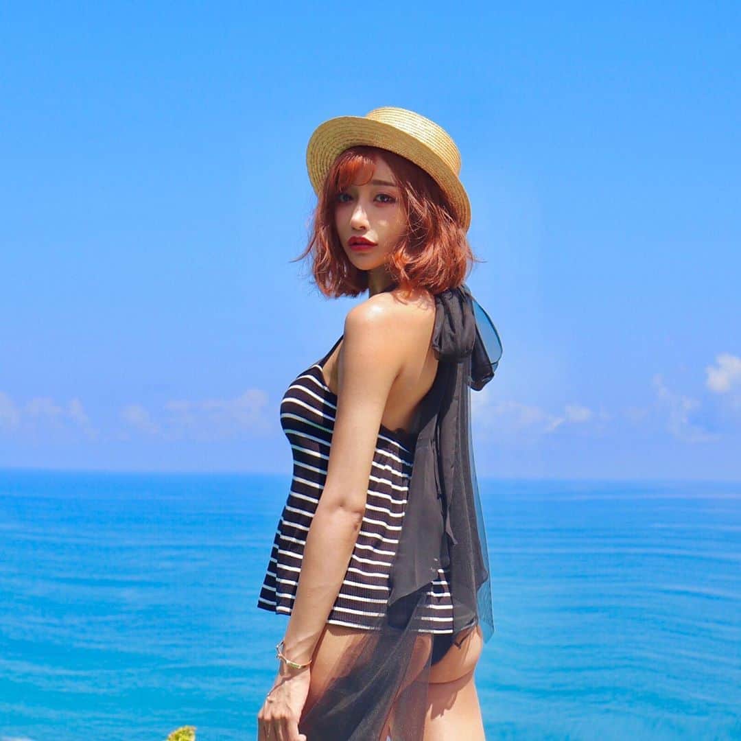 明日花キララのインスタグラム：「End of summer..👒❤︎」