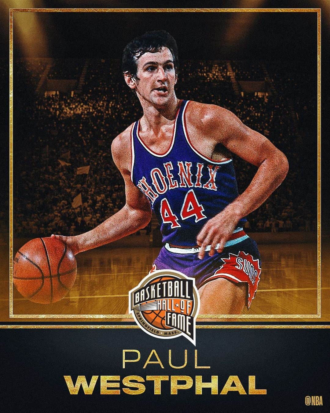 NBAさんのインスタグラム写真 - (NBAInstagram)「Welcome to the @hoophall, Paul Westphal! #19HoopClass」9月7日 10時19分 - nba