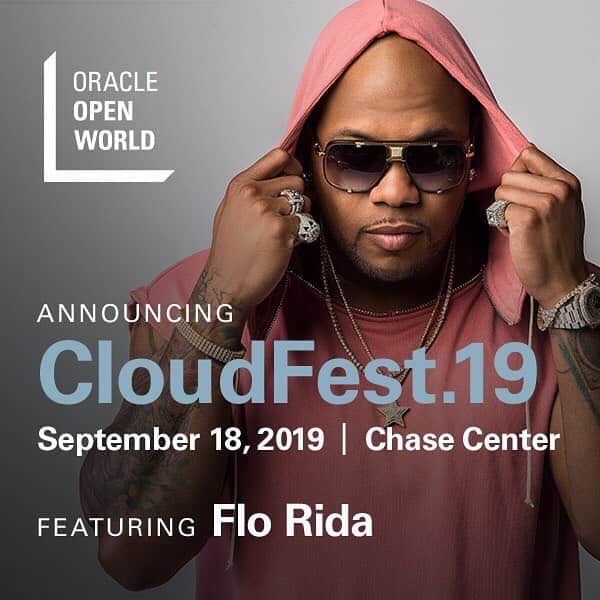 Oracle Corp. （オラクル）さんのインスタグラム写真 - (Oracle Corp. （オラクル）Instagram)「Singing 🎶 Welcome to My House... 🎶 Get ready to have some fun. Flo Rida is performing at CloudFest.19! @official_flo #OOW19」9月7日 11時09分 - oracle