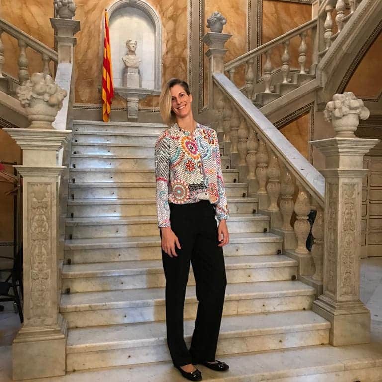 ミア・イエルコフのインスタグラム：「Palacio Real de Pedralbes #ISDE」