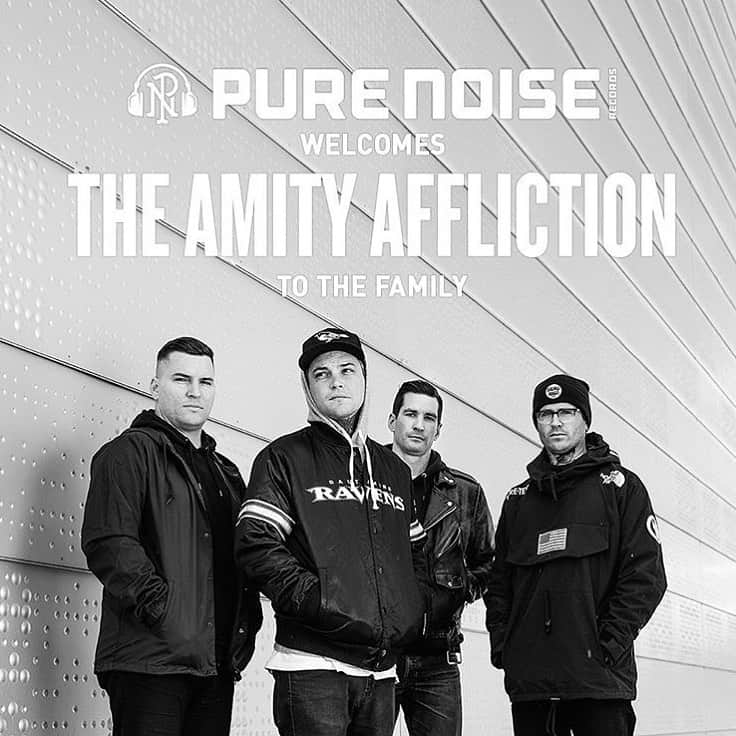 The Amity Afflictionさんのインスタグラム写真 - (The Amity AfflictionInstagram)「Very happy to announce we are now with @purenoiserecs - our new single ‘ All My Friends Are Dead ‘ is out now. Link in bio」9月7日 4時35分 - theamityaffliction