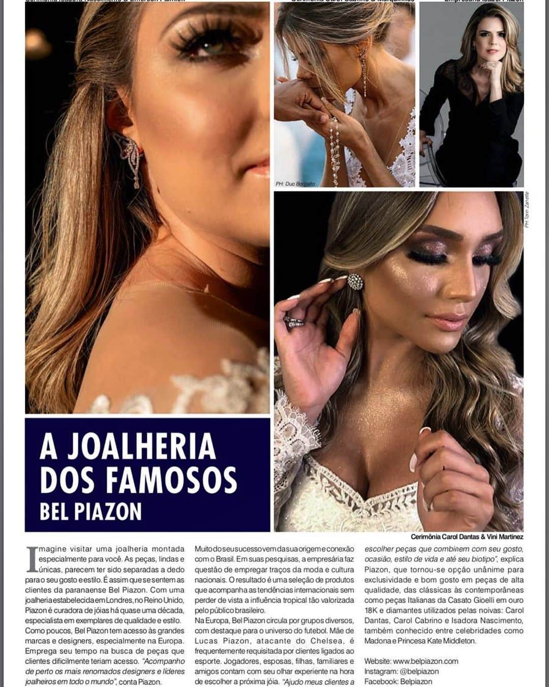 グスタヴォ・ルーカス・ドミンゲス・ピアソンのインスタグラム：「Orgulho dessa mulher maravilhosa fazendo sucesso como business woman 😍😍👏🏼👏🏼 Parabéns pela matéria na @revistacaras e que venha muito mais sucesso por aí @marizabel_piazon  #revistacaras #carasbrasil #belpiazon」