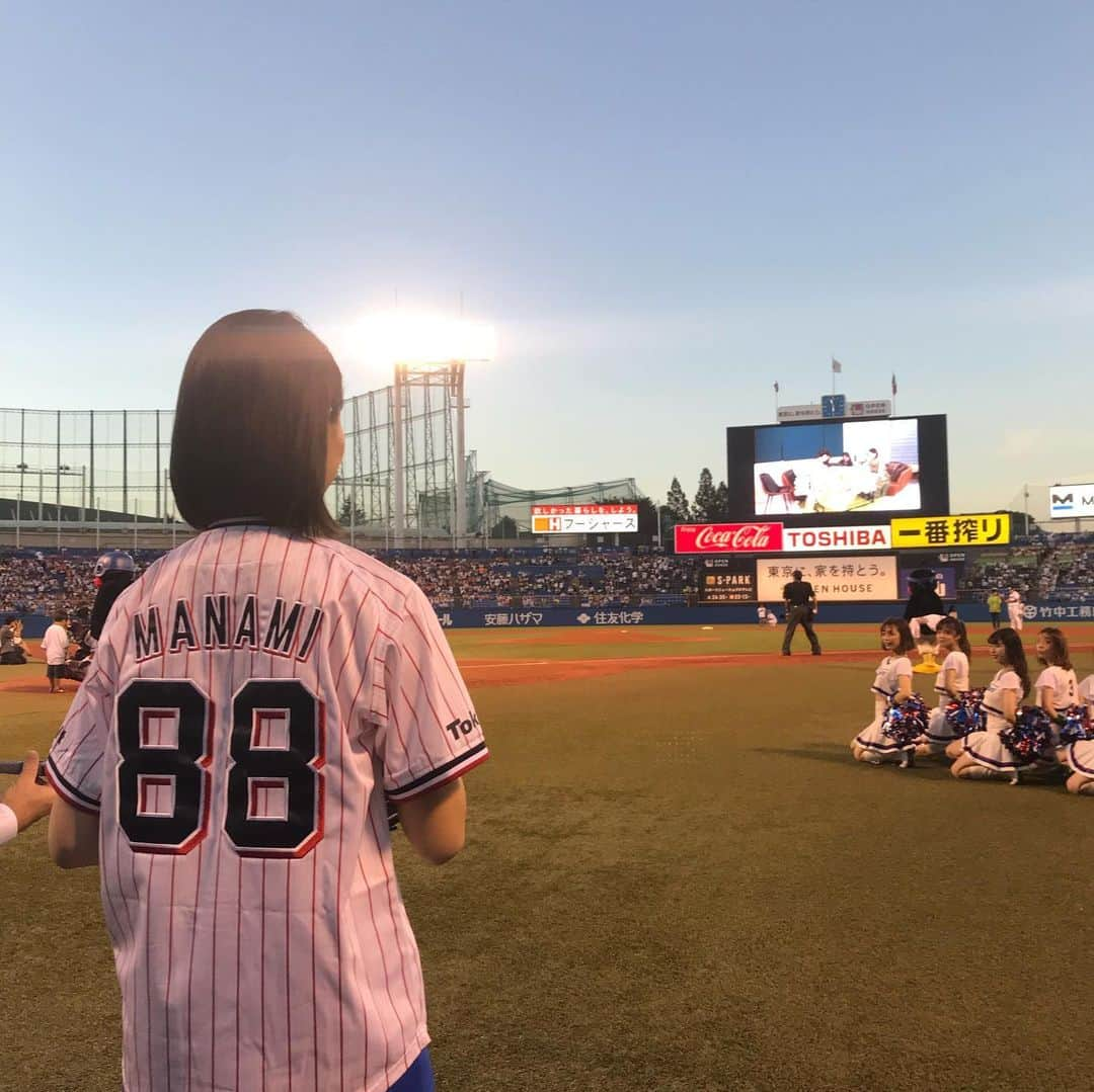 橋本マナミさんのインスタグラム写真 - (橋本マナミInstagram)「3回目の始球式、残念ながらノーバンならず😢でもあの神聖な場所でやらせていただけるのは嬉しかったぁ！！！ ヤクルトも勝利おめでとうございます㊗️🎉🎊 またリベンジしたーい！！」9月7日 5時49分 - manami84808